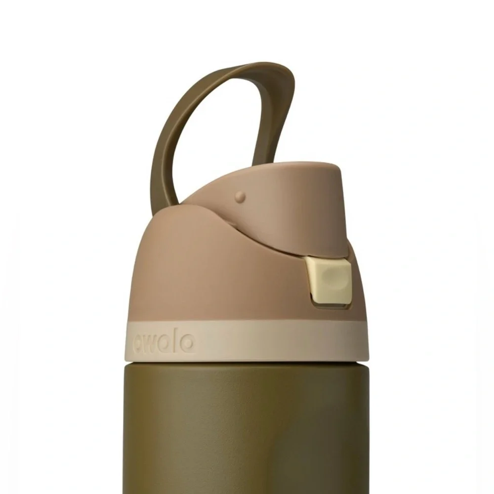 Owala FreeSip Stainless Steel Water Bottle (Olive A Sudden, 24oz.) - Picture 4 of 5
